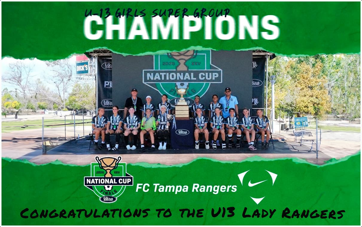 U13 Girls National Cup Champions